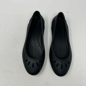 CROCS Black Flats